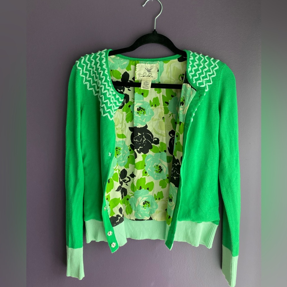 Funky Anthropologie Tabitha Cardigan ✨